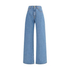 Blue Cotton Jeans Denim