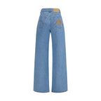 Blue Cotton Jeans Denim