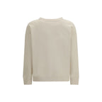 Beige Cotton Sweatshirt