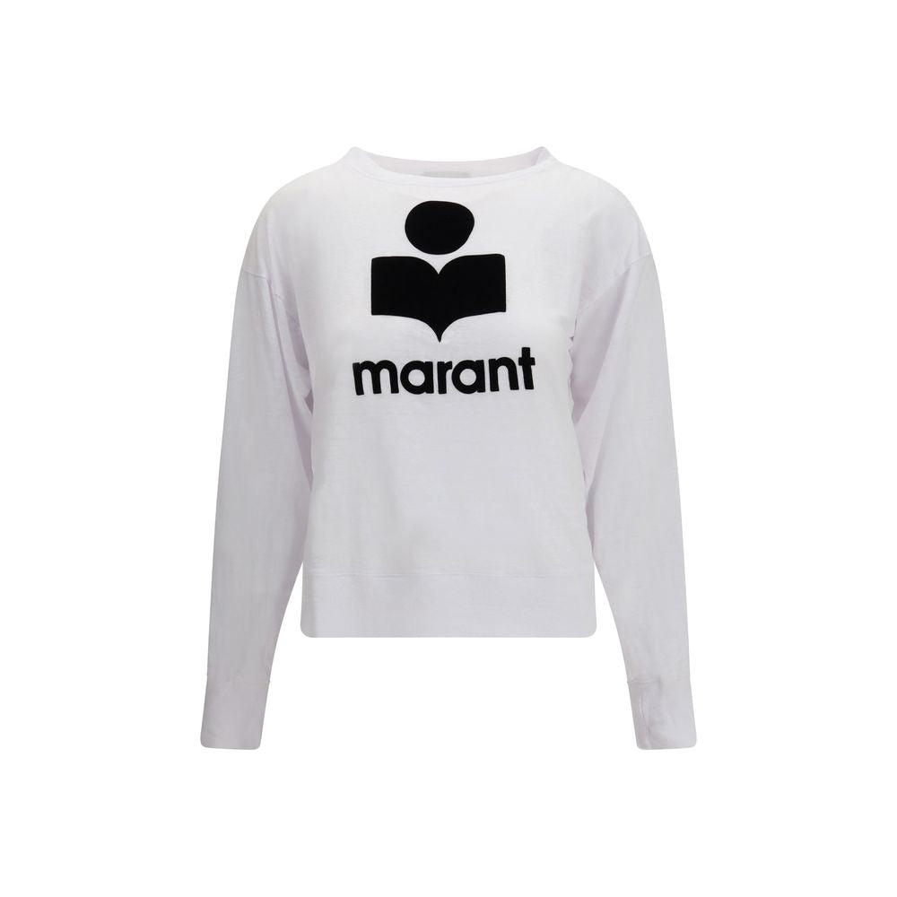 White Linen Sweatshirt