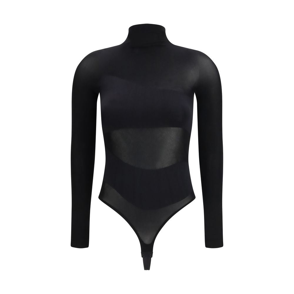 Black Polyamide Bodysuit
