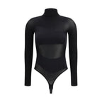 Black Polyamide Bodysuit