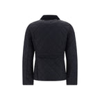 Black Polyester Coat