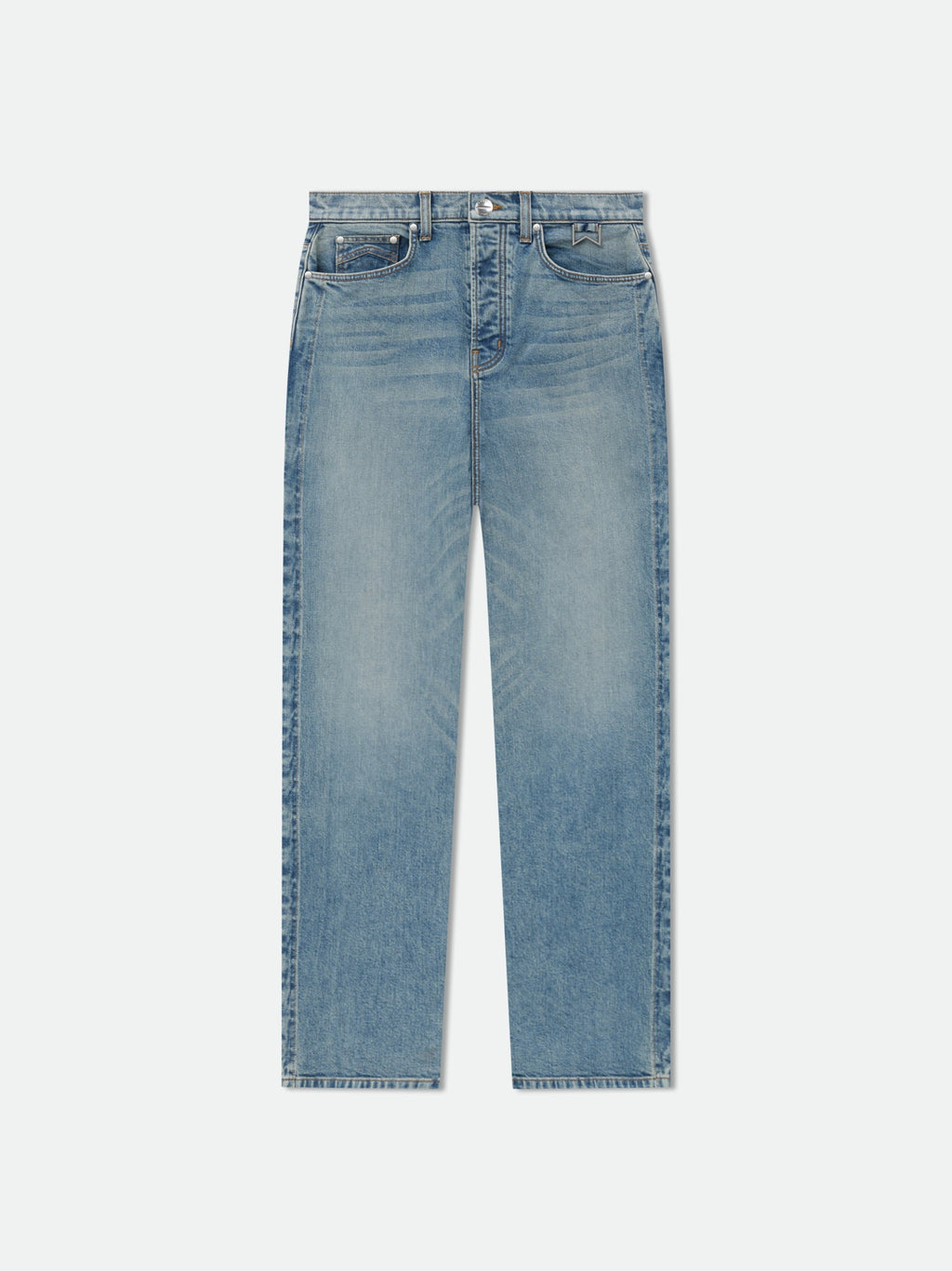 Blue Cotton Jeans Denim