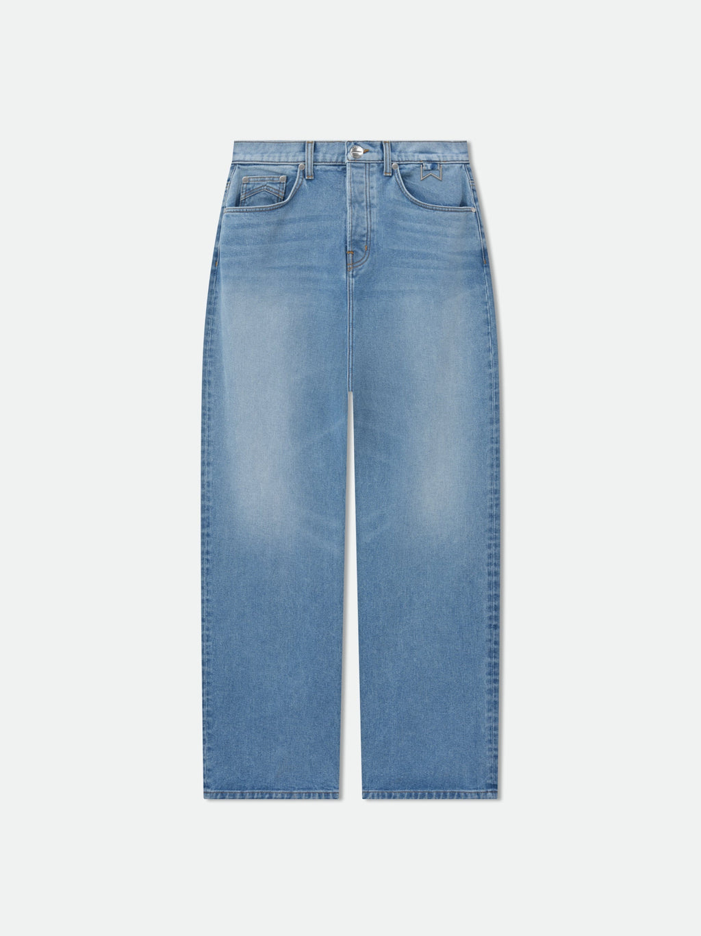 Blue Cotton Jeans Denim