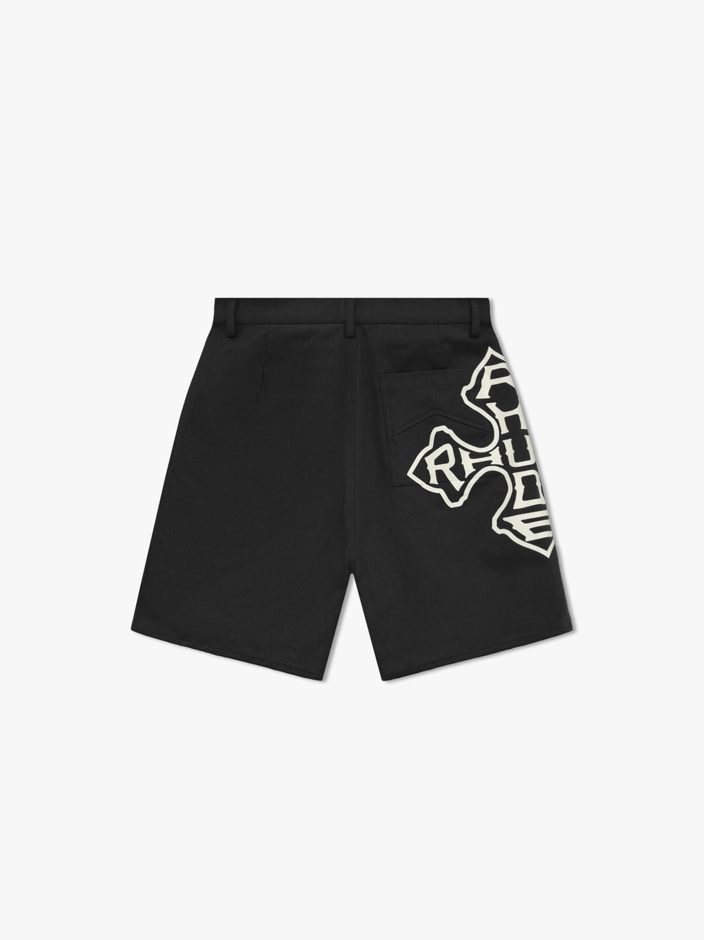 Black Cotton Shorts