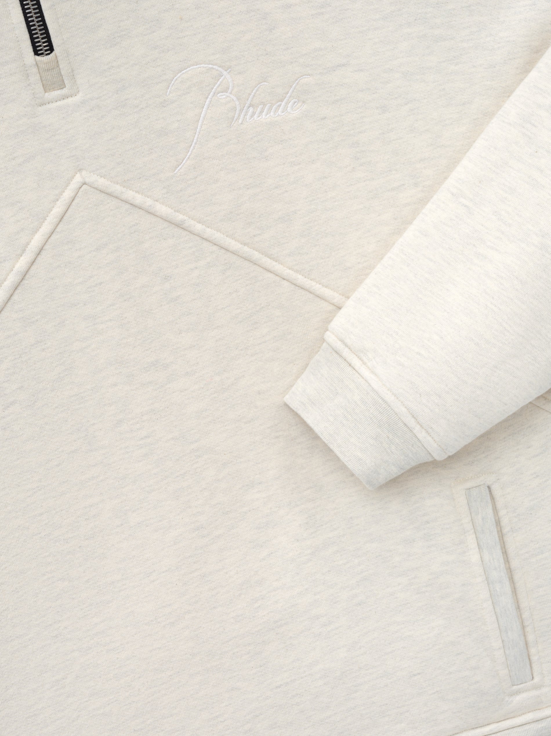 Gray Cotton Full-Length Jacket