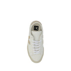 White Calf Leather Bos Taurus Sneakers