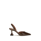 Brown Calf Leather Bos Taurus Platform Pumps