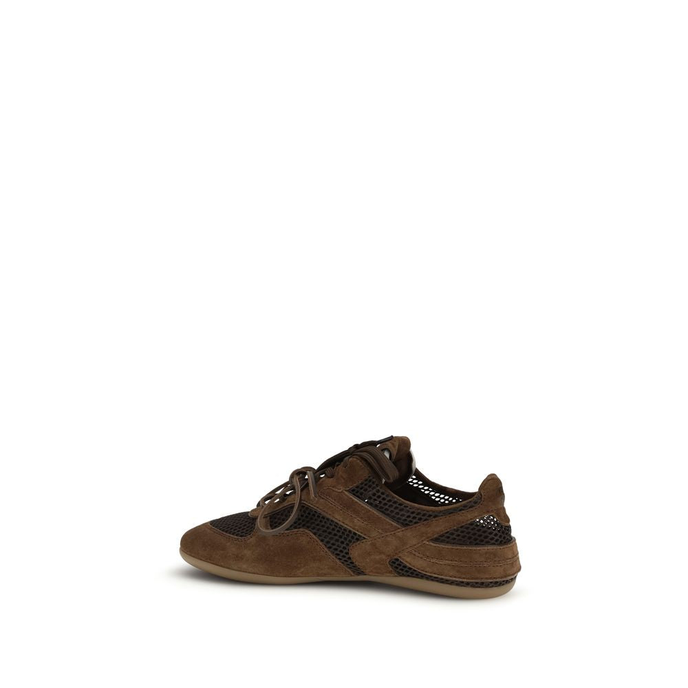 Brown Calf Leather Bos Taurus Athletic Sneakers