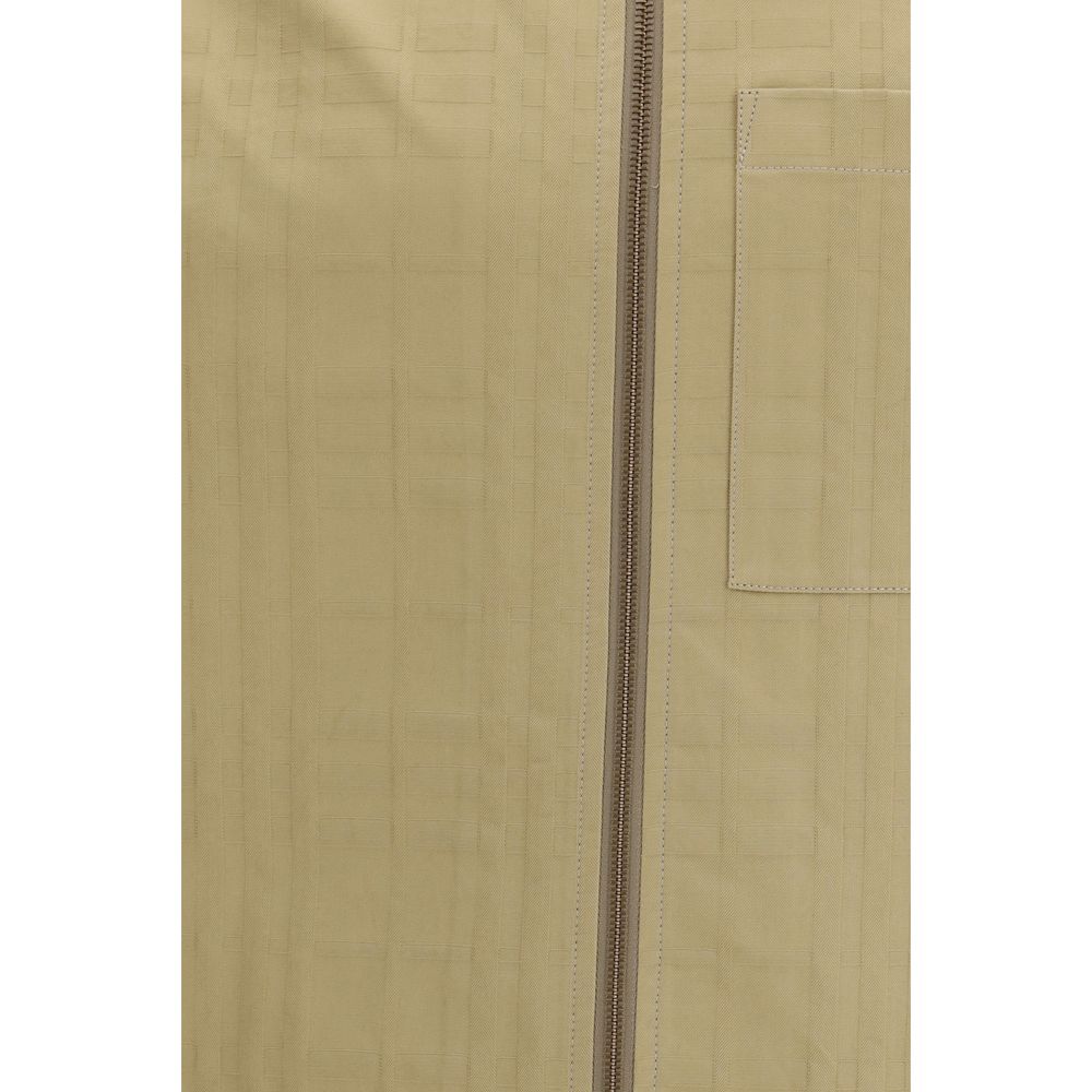 Beige Cotton Coat