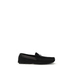 Black Calf Leather Bos Taurus Slip-On Loafers