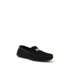 Black Calf Leather Bos Taurus Slip-On Loafers