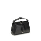 Black Calf Leather Bos Taurus Handbag