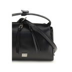 Black Calf Leather Bos Taurus Handbag