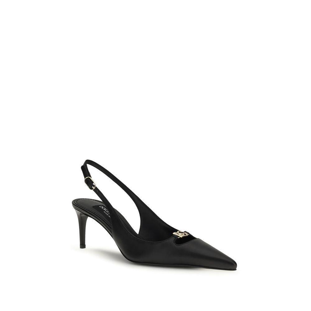 Black Calf Leather Bos Taurus High Heel Pumps