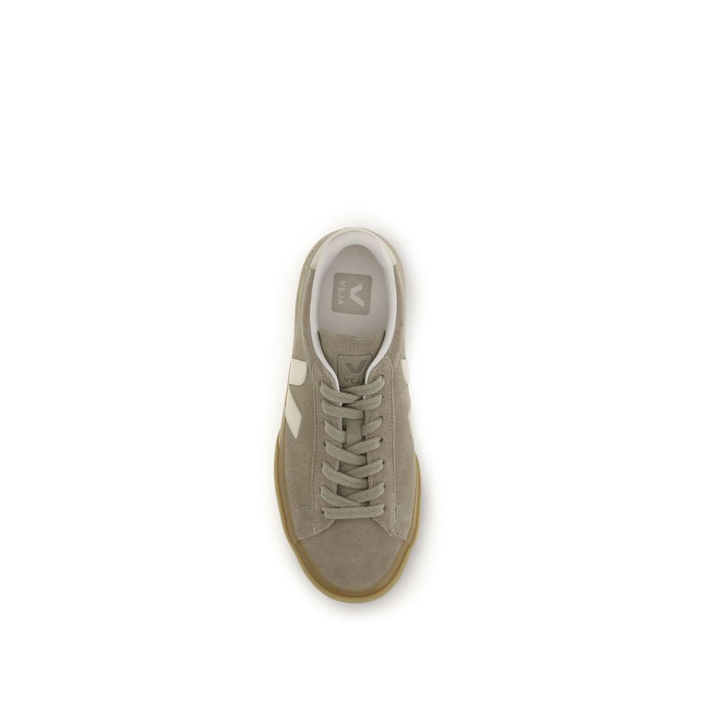 Beige Calf Leather Bos Taurus Sneakers