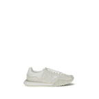 White Calf Leather Bos Taurus Athletic Sneakers