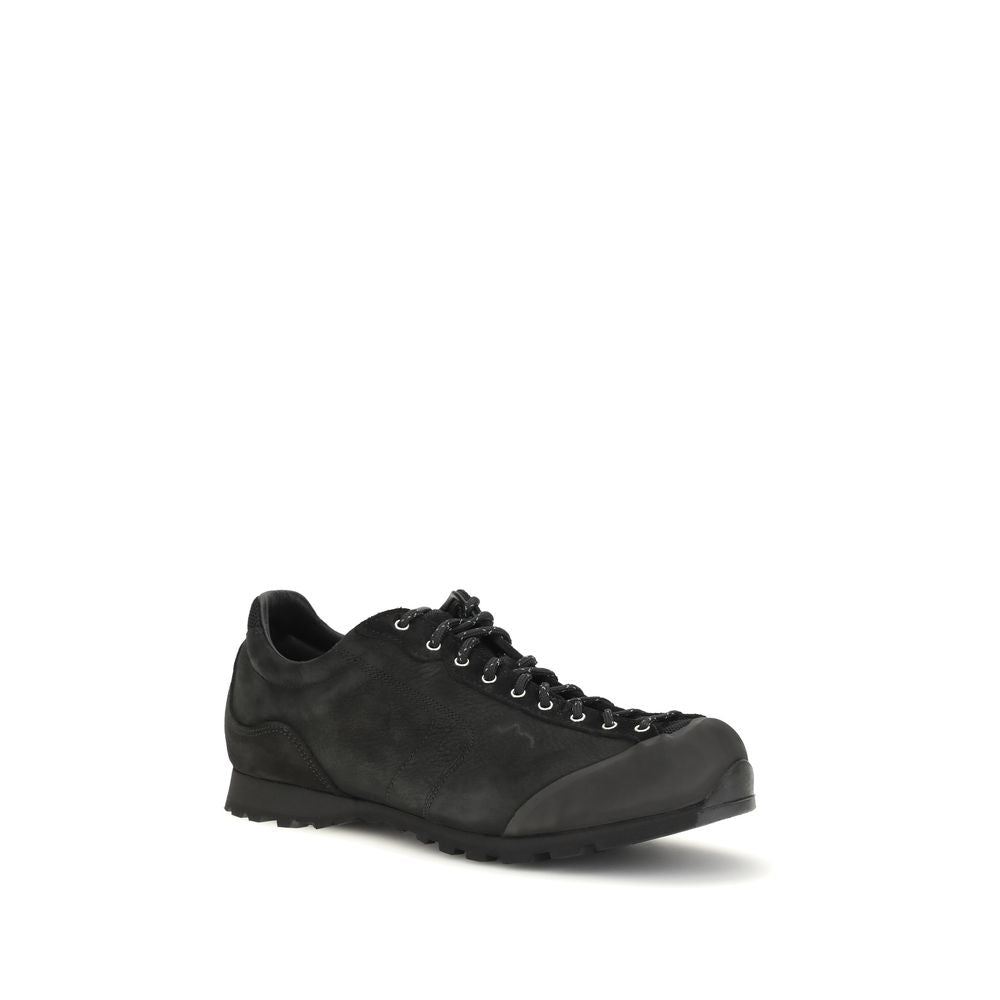 Black Calf Leather Bos Taurus Athletic Sneakers
