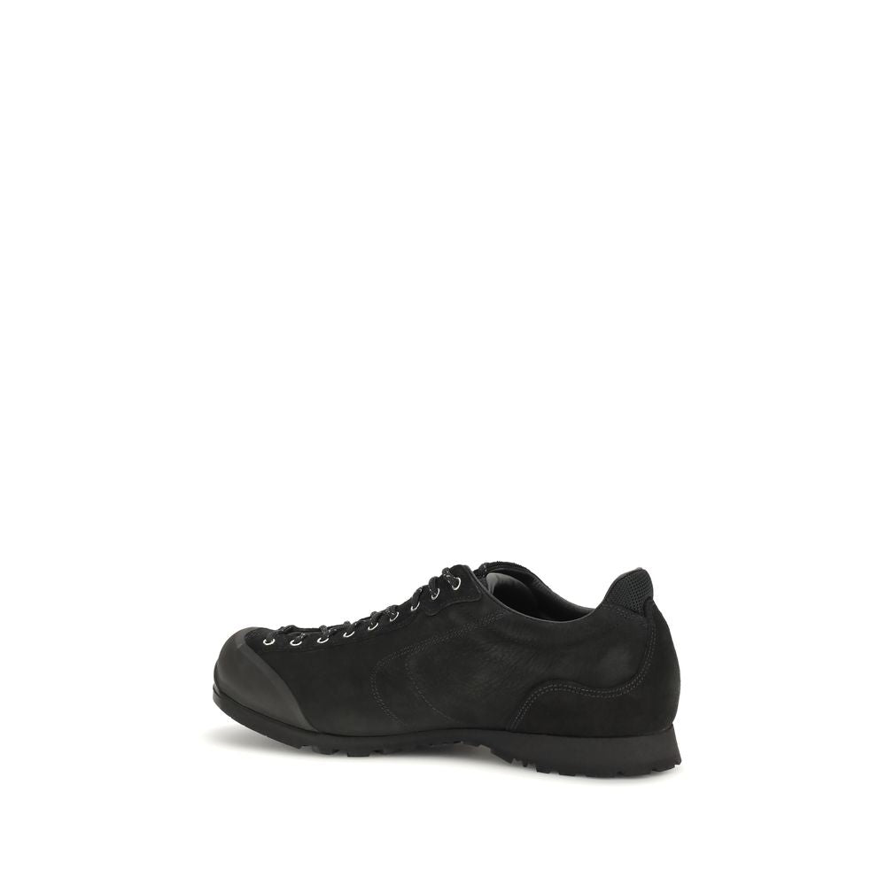 Black Calf Leather Bos Taurus Athletic Sneakers