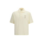 Beige Cotton Polo Shirt