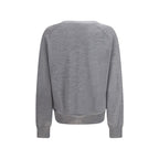 Gray Merino Wool Cardigan
