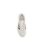 Beige Calf Leather Bos Taurus Low Top Sneakers