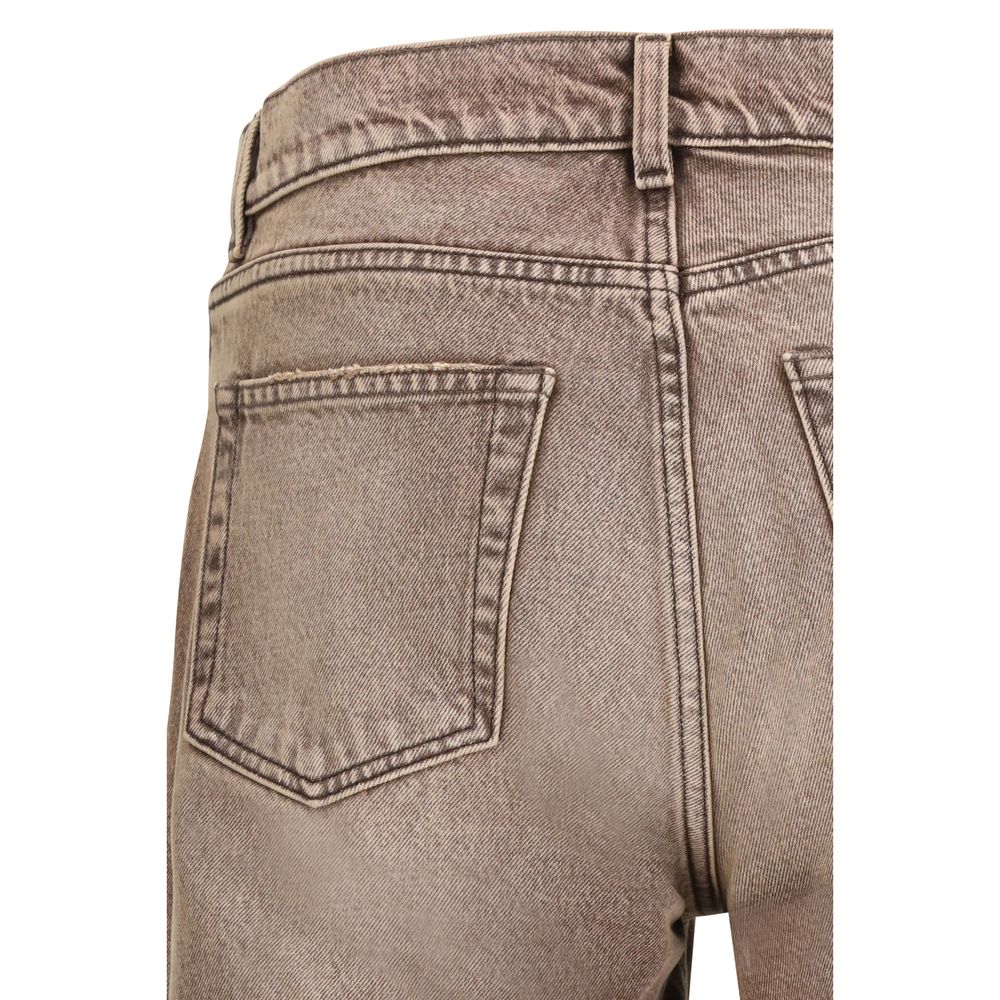 Multicolor Cotton Bootcut Jeans