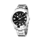 Gray Stainless Steel Dress Watch