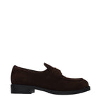 Brown Leather Slip-On Loafers