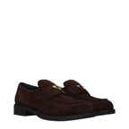 Brown Leather Slip-On Loafers