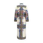 Multicolor Cotton Casual Dress