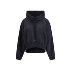 Black Cotton Sweatshirt