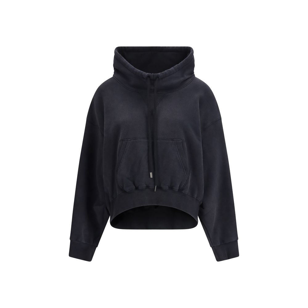 Black Cotton Sweatshirt