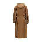 Brown Polyester Coat