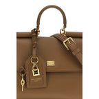 Brown Calf Leather Bos Taurus Handbag