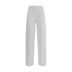 Multicolor Viscose Casual Pants