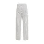 Multicolor Viscose Casual Pants