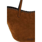 Brown Calf Leather Bos Taurus Handbag