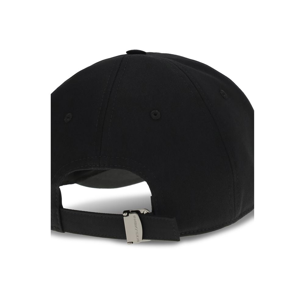 Black Cotton Cap (Baseball Hat)