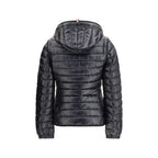 Black Polyamide Full-Length Jacket