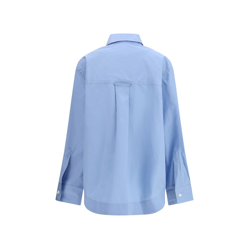 Blue Cotton Dress Shirt