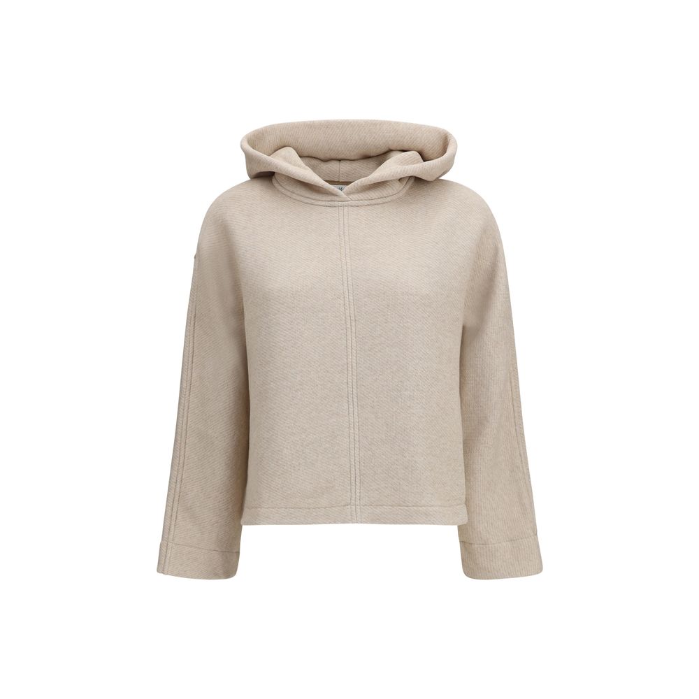 Beige Cotton Sweatshirt