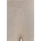 Beige Cashmere Casual Pants