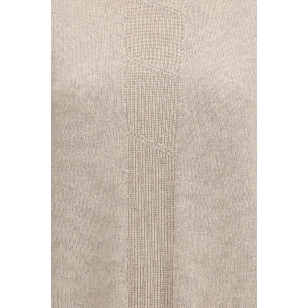 Beige Cashmere Sweater