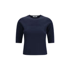 Blue Viscose T-Shirt