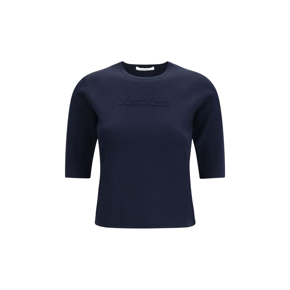 Blue Viscose T-Shirt