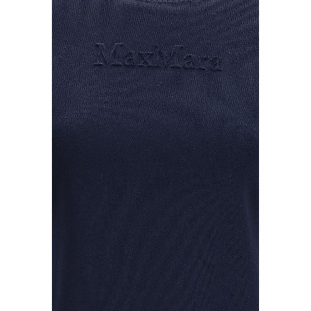 Blue Viscose T-Shirt