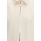 Beige Polyamide Shell Jacket