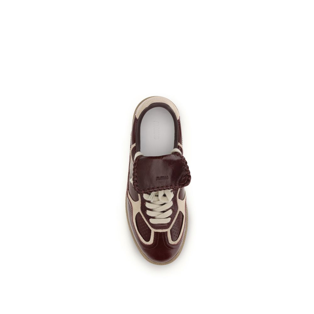 Brown Calf Leather Bos Taurus Low Top Sneakers